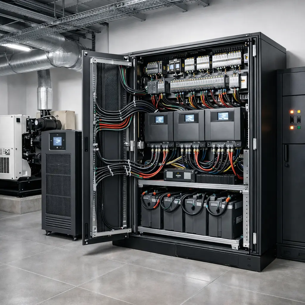 Realizacja instalacji elektrycznej – Zasilanie awaryjne (UPS/Agregat) – Smart Move Project