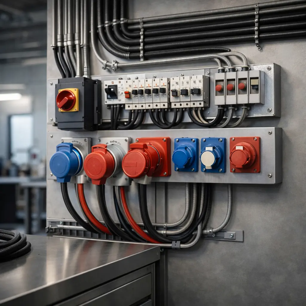 Realizacja instalacji elektrycznej – Przyłącze i zasilanie warsztatu – Smart Move Project